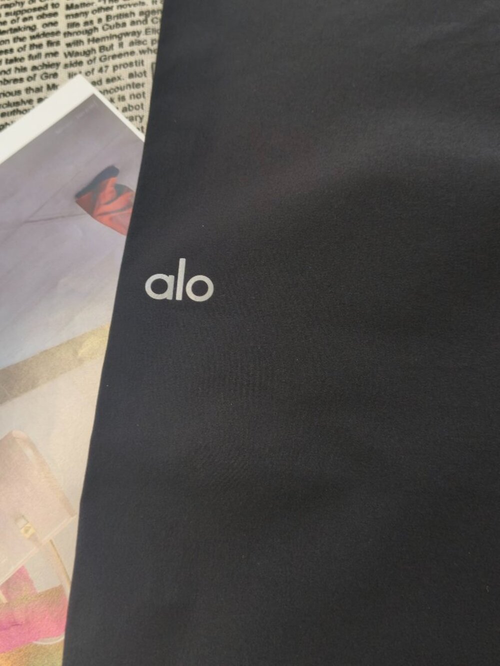 NWT Black ALO Yoga High Waist Suit Up Trouser (Regular 30-inch inseam)💖 - Picture 5 of 7